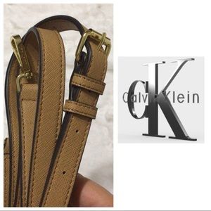 Replacement Purse Strap Camel/Brown Gold Hardware